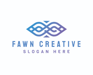 Creative Gradient Loop logo design