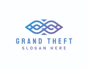 Startup - Creative Gradient Loop logo design