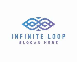 Loop - Creative Gradient Loop logo design