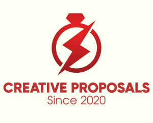 Proposal - Red Jewelry Ring Bolt logo design