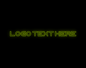 Uppercase - Green Futuristic Wordmark logo design