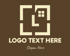 Window - House Window Lettermark logo design