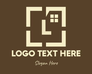 House Window Lettermark Logo
