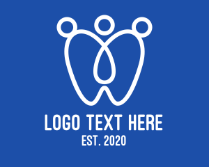 White - Medical Dentist Clinic logo design