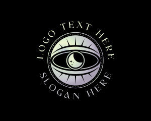 Fortune Teller - Mystic Moon Eye logo design