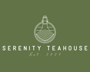 Kombucha Tea Bottle logo design