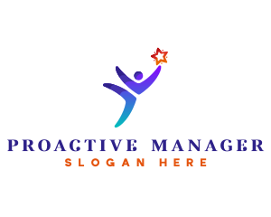 Manager - Human Star Success logo design