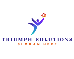 Success - Human Star Success logo design