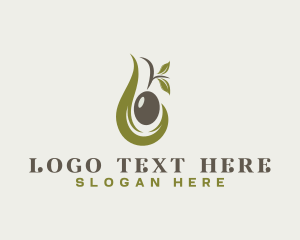 Splash - Olive Oil Leaf logo design