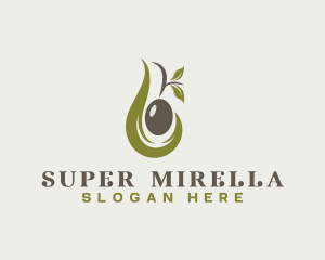 Olive Oil Leaf Logo