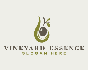 Olive Oil Leaf logo design