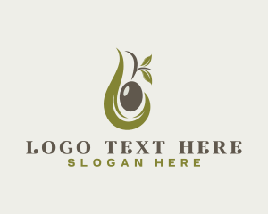 Olive Leaf - Olive Oil Leaf logo design