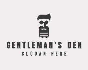 Male Stylist Barbershop logo design