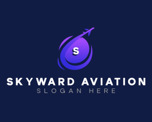 Aviation Aircraft Airplane logo design