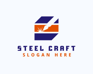 Industry - Industrial Laser Machine logo design