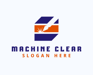 Industrial Laser Machine logo design