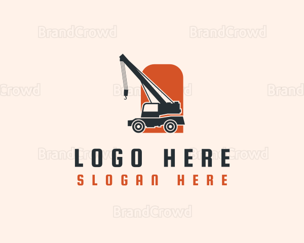 Construction Tower Crane Logo