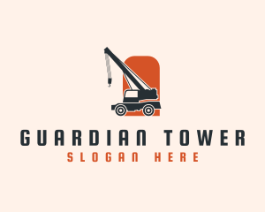 Construction Tower Crane logo design