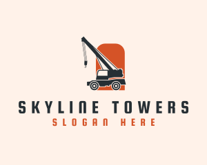 Construction Tower Crane logo design