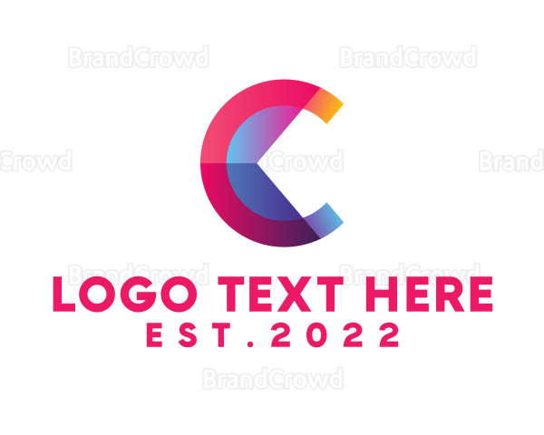 Colorful Business Letter C Logo