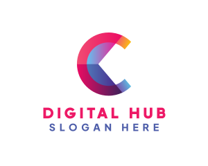 Website - Colorful Business Letter C logo design
