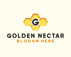 Honey - Honey Bee Hive logo design