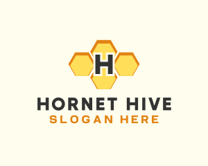 Honey Bee Hive logo design