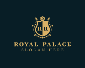 Royal Boutique Shield logo design