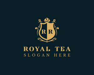 Royal Boutique Shield logo design