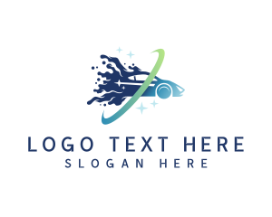 Clean - Auto Wash Car Cleaning logo design
