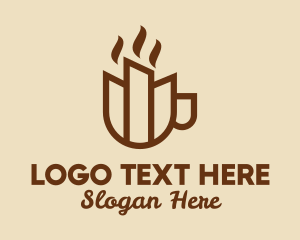 Mug - Coffee Cup Buildings logo design