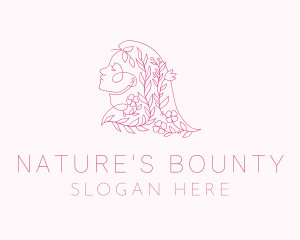 Floral Nature Female logo design