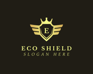 Aviation Flight Shield logo design