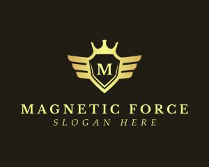 Aviation Flight Shield logo design