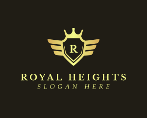 Aviation Flight Shield logo design