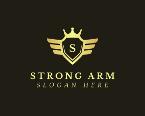 Aviation Flight Shield logo design