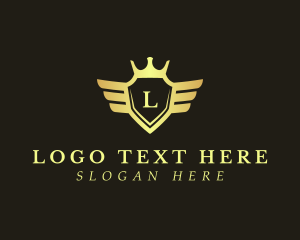 Motor - Aviation Flight Shield logo design