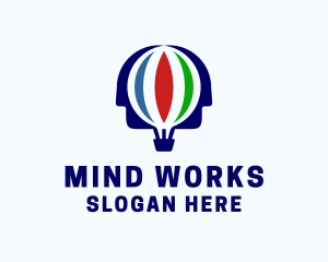 Mind - Balloon Mind People logo design