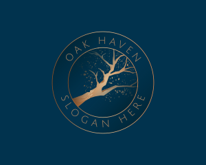 Oak - Tree Branch Park logo design