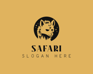 Wild Hyena Safari logo design