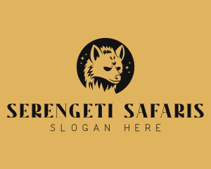 Wild Hyena Safari logo design