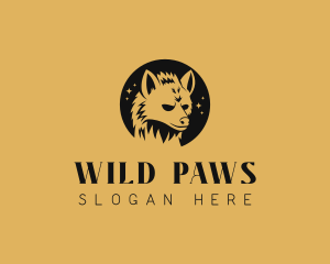 Wild Hyena Safari logo design