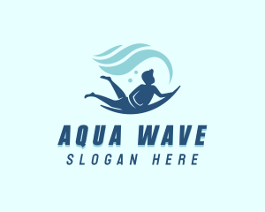 Ocean Surfing Wave logo design