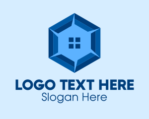Home Service - Hexagon Home Real Estate logo design