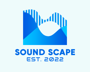 Audiovisual - Digital Spliced Wave logo design