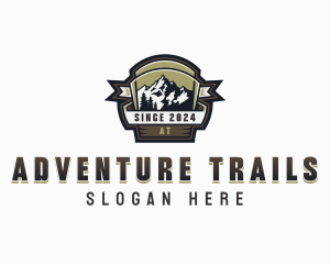 Adventure Forest Mountain logo design