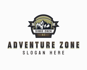 Adventure Forest Mountain logo design