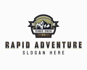 Adventure Forest Mountain logo design