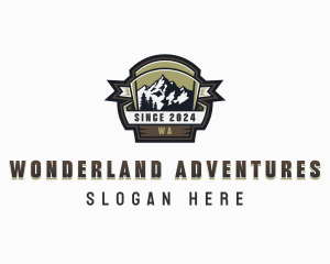 Adventure Forest Mountain logo design