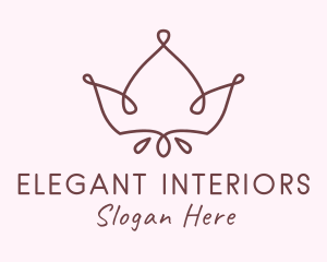 Elegant Crown Accessory logo design